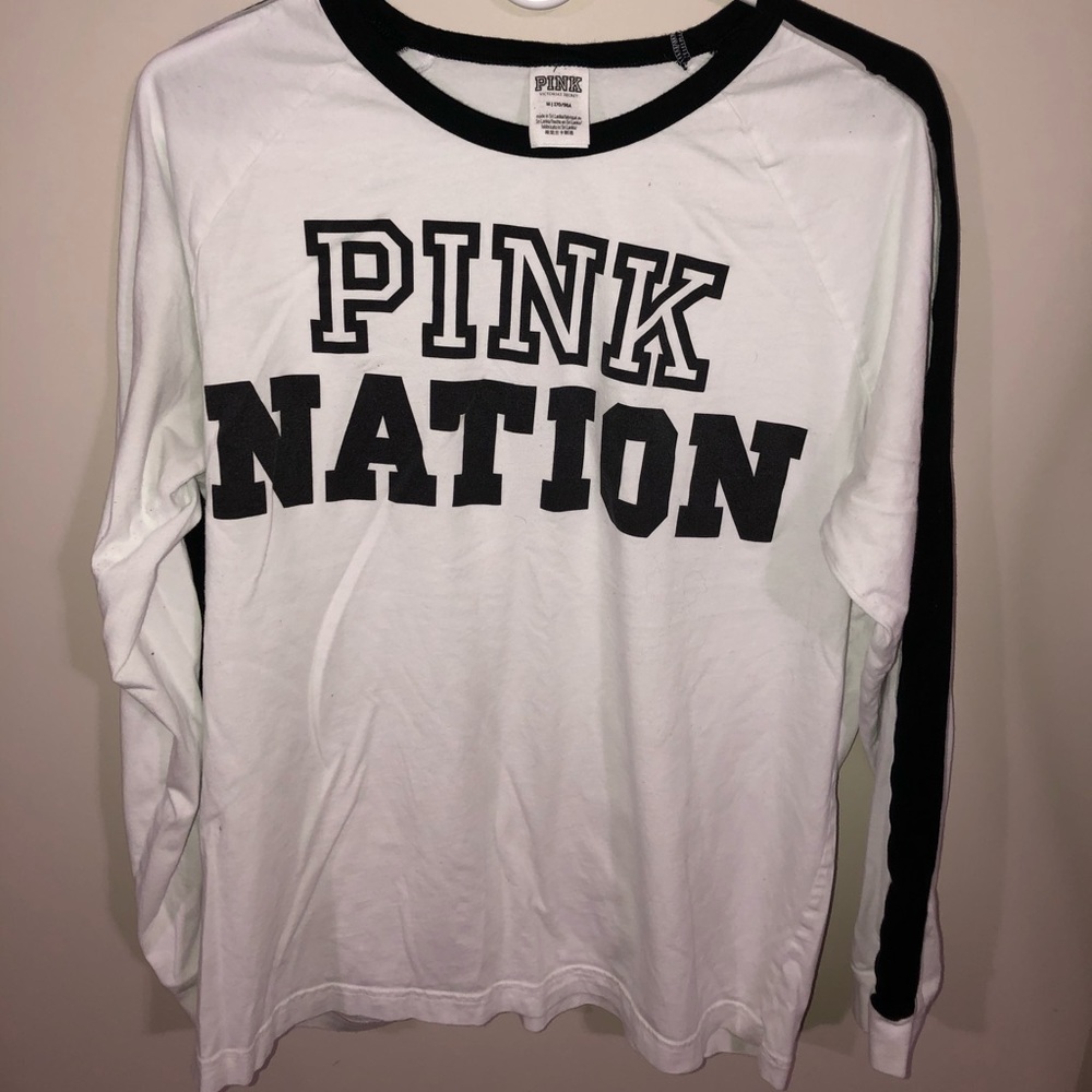 Pink long sleeve tee shirt